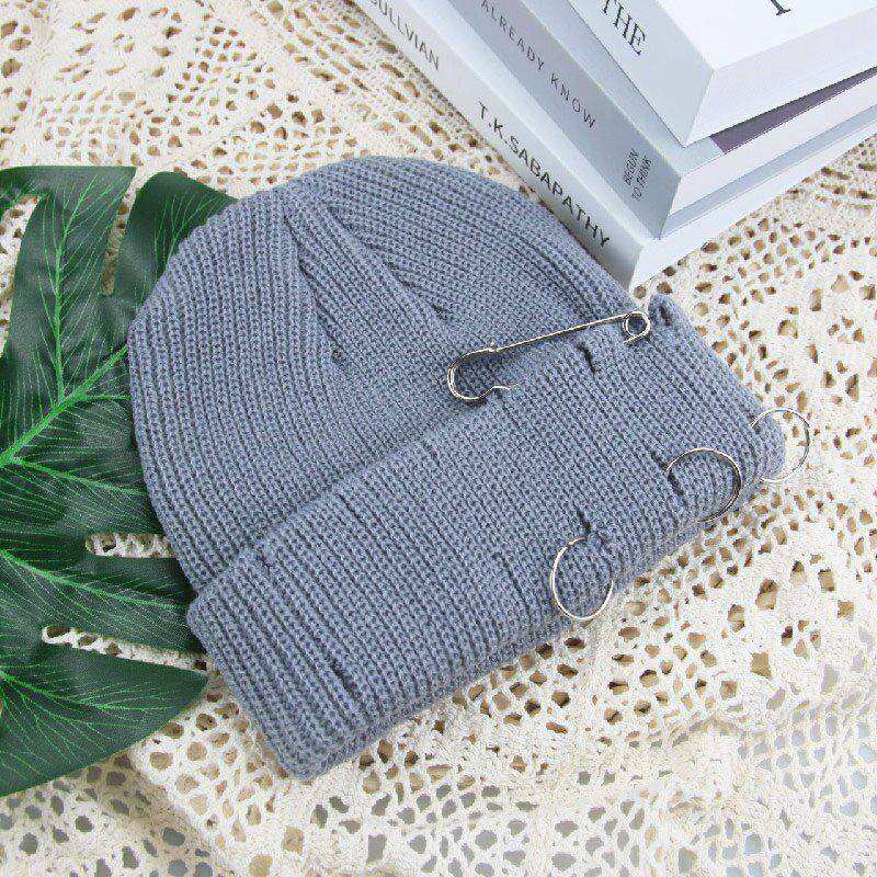 Hats for Women Beanies Solid Brooch Hole Skullies Women's Hats Casual Party UniStreet Hop Winter Hats SombrDe Mujer