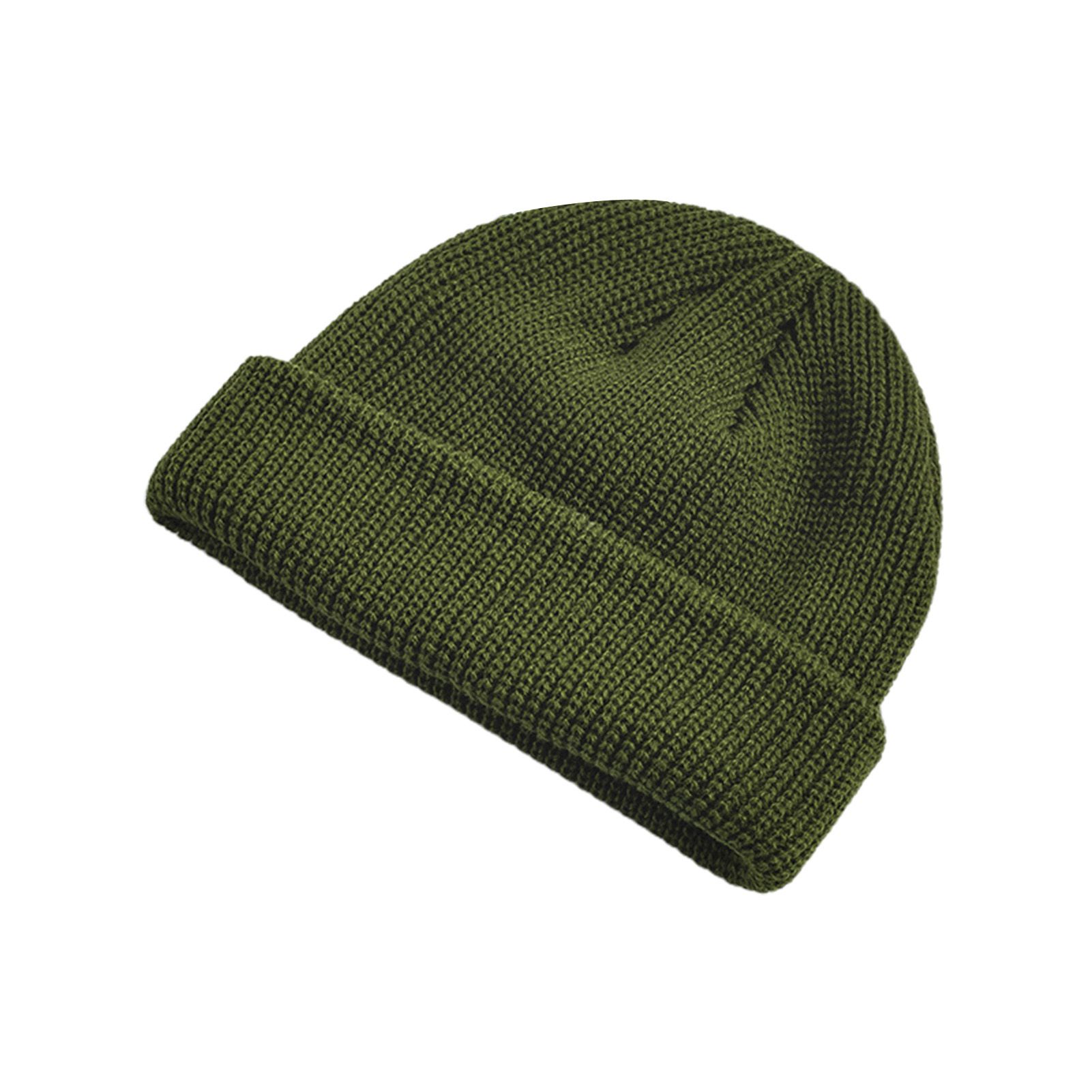 Melon Cap High Elastic Windproof Brimless Knitted Skullcap