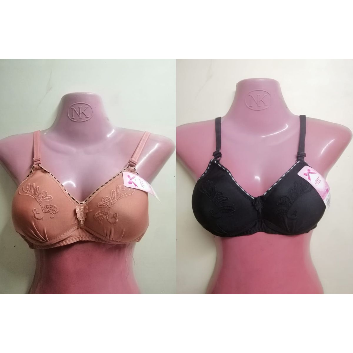 2 PC Stylish comfortable soft fome bra for womens Size (34-38)-13