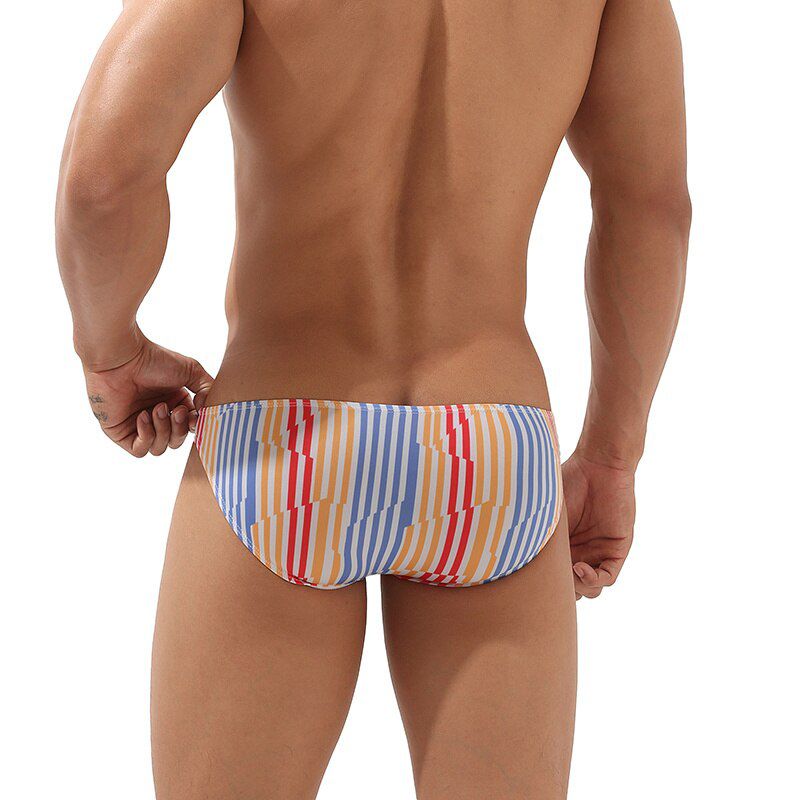 SEOBEAN Men's Fashion Sexy  Briefs Novel Pattern Printed Men Briefs