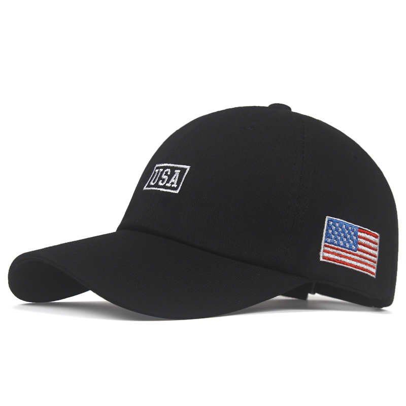 2019 High Quality USA Flag Baseball Cap Men Women Eagle Snapback Dad Bone Casual Sun Trucker Snapback Cap Gorras