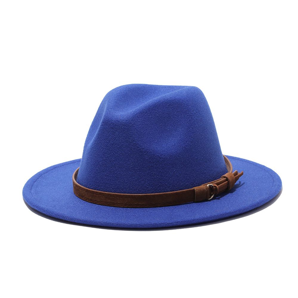 2020 winter fedora hats for women fashion Flat wide Brim Wool Felt Jazz Fedora Hats for men red goth top vintage wedding Hat