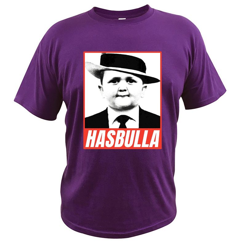 Hasbulla Fighting Meme T Shirt Mini Khabib Blogger T-Shirt High Quality Crew Neck Pure Cotton Premium Tee Tops