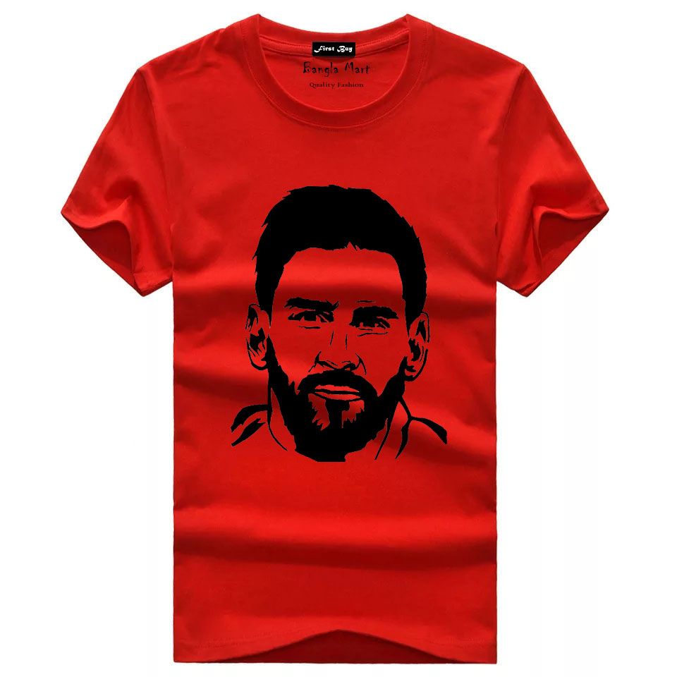 Argentina Fans & Messi Lovers Half Hata Tshirt - Tshirt