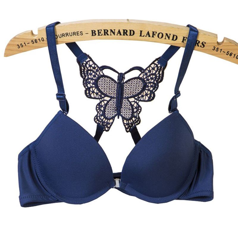 Queenral AB Cup Seamless Brassiere Bras For Women Underwear Lingerie BH Super Push Up Bralette Front Closed Ladies Intimates
