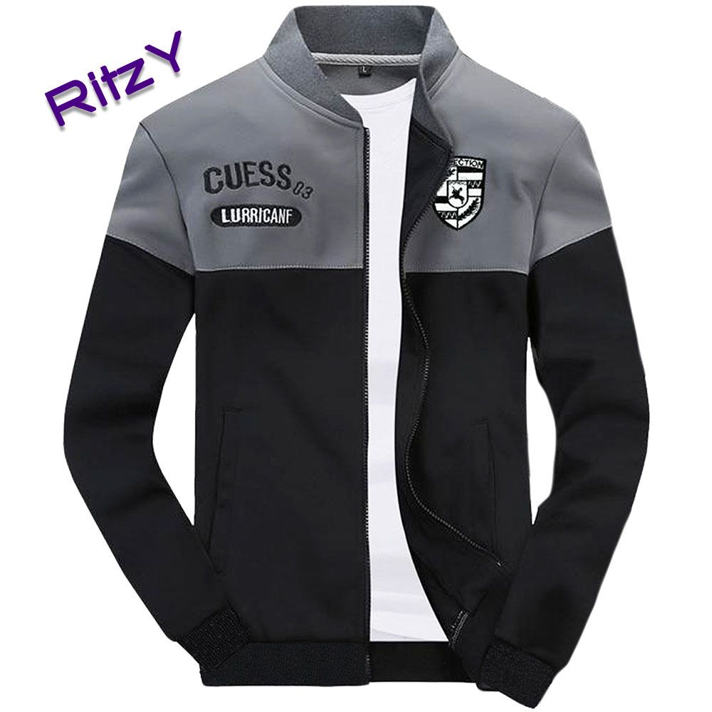 Men's Winter Jacket (Gray-Black)
