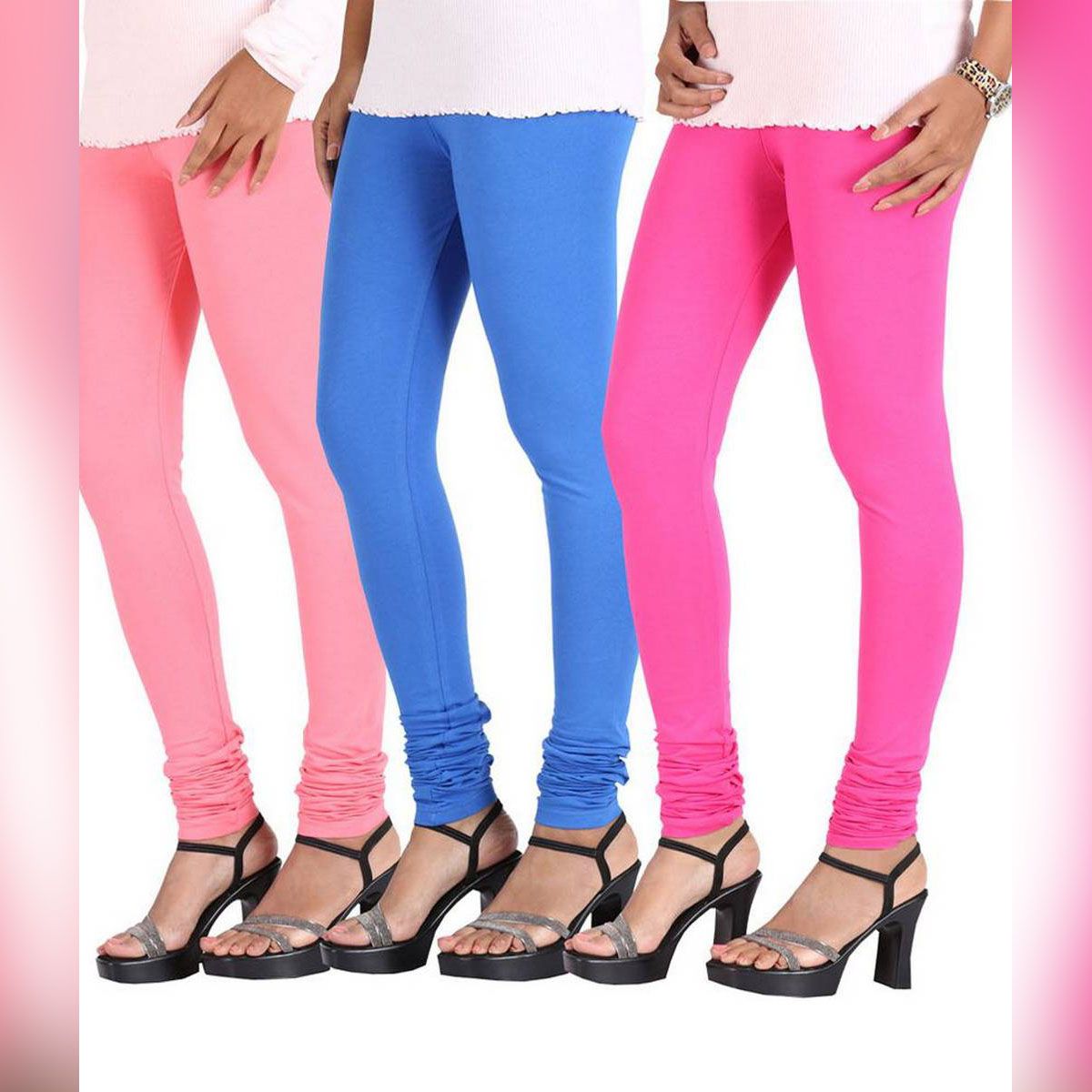 Ladies Stretchy Skinny Tils Pant for woman 3 Pcs Combo