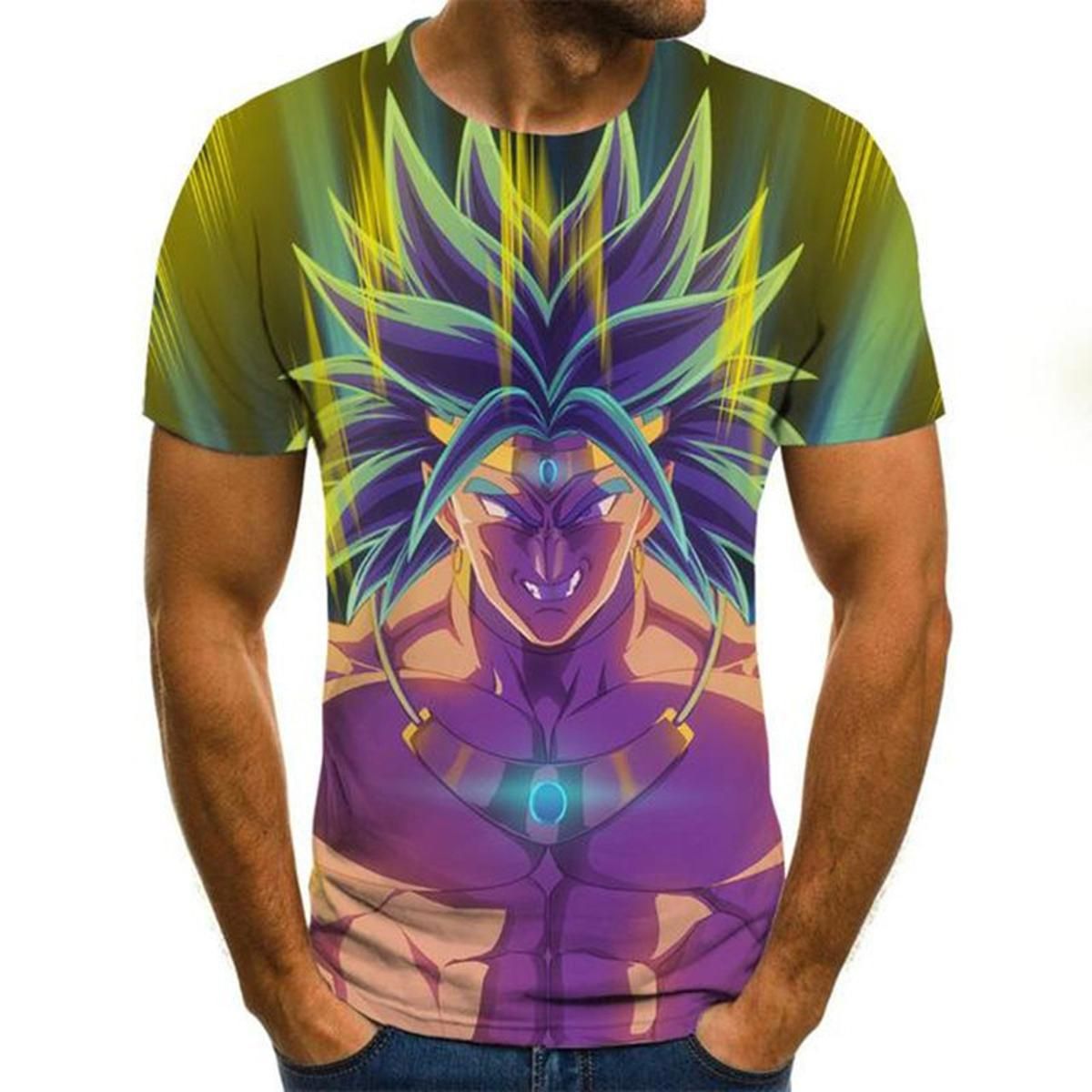 Goku Anime Shirt Clothes Summer 2021 T-Shirts Camisetas For Men Tops Ropa Hombre Clothing Homme Tee Camisa Masculina Poleras