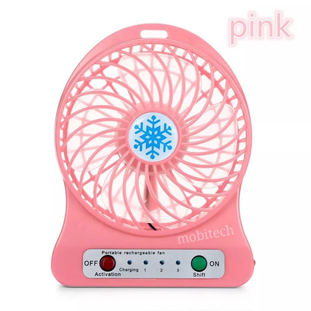 Rechargeable Small Powerful Li-ion Battery Fan Mini USB Fan