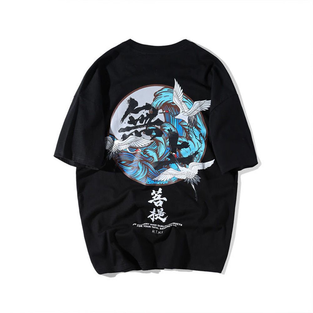 Cotton Cool Oversized T Shirt Gothic High Street  Hop T-shirt Men Women Summer Blouse Casual Loose Devil Tshirt Streetwear