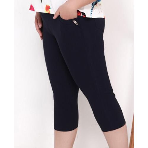 Plus Size Female Elastic Pants capris High Waist Women Super Stretch Summer Calf-length Pencil Pants Pantalon Large Y868