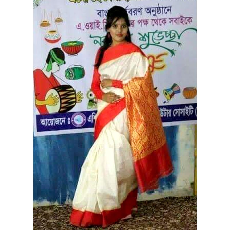 Indian Katan Sharee Without Blouse Piece For Women's By Sells Bazar BD