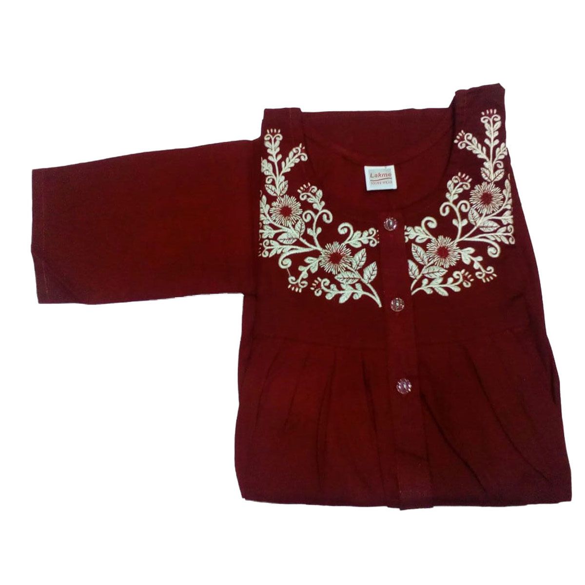Three Quarter sleeve Cotton Maxi for Women