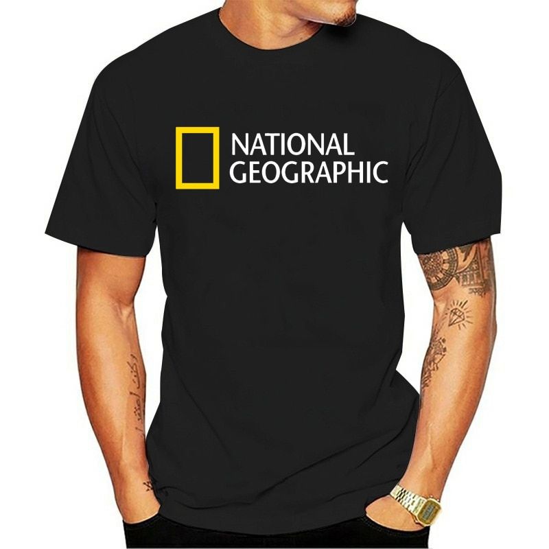 National Geographic Tshirt Men Summer Short Sleeve Uni T-Shirt Casual O-Neck Top Short Sleeve