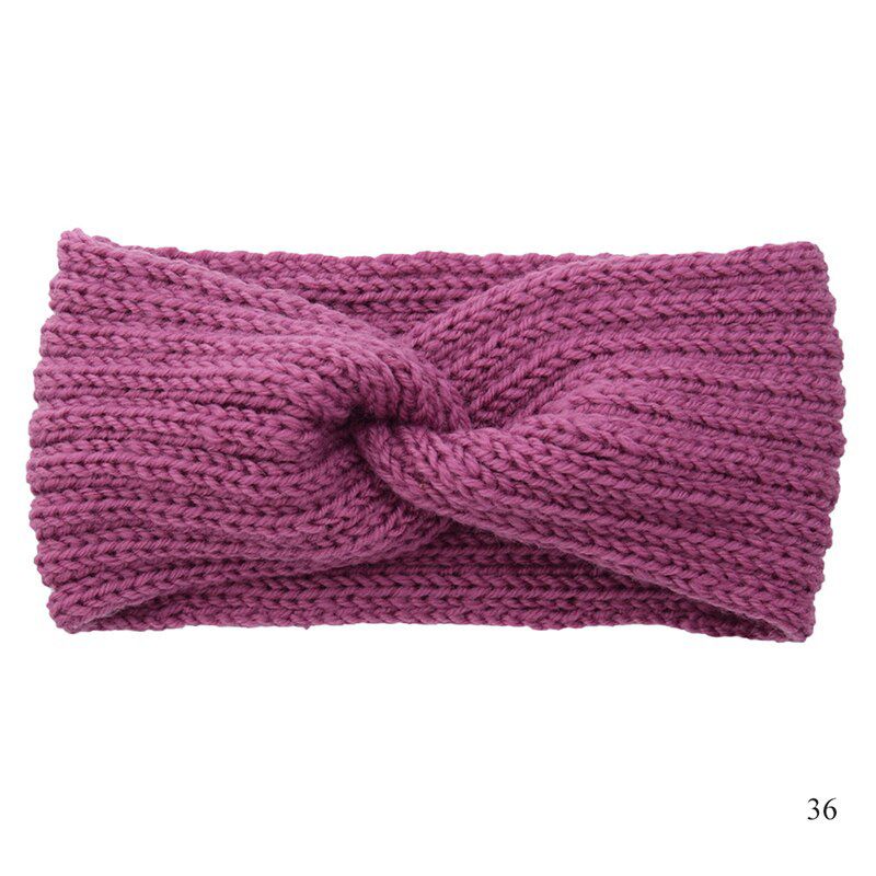 Spring Warm Headband Woolen Knitting Headbands Wool Knitted Elastic Headband Head Wrap Girls Bohemian Hairband Accessories