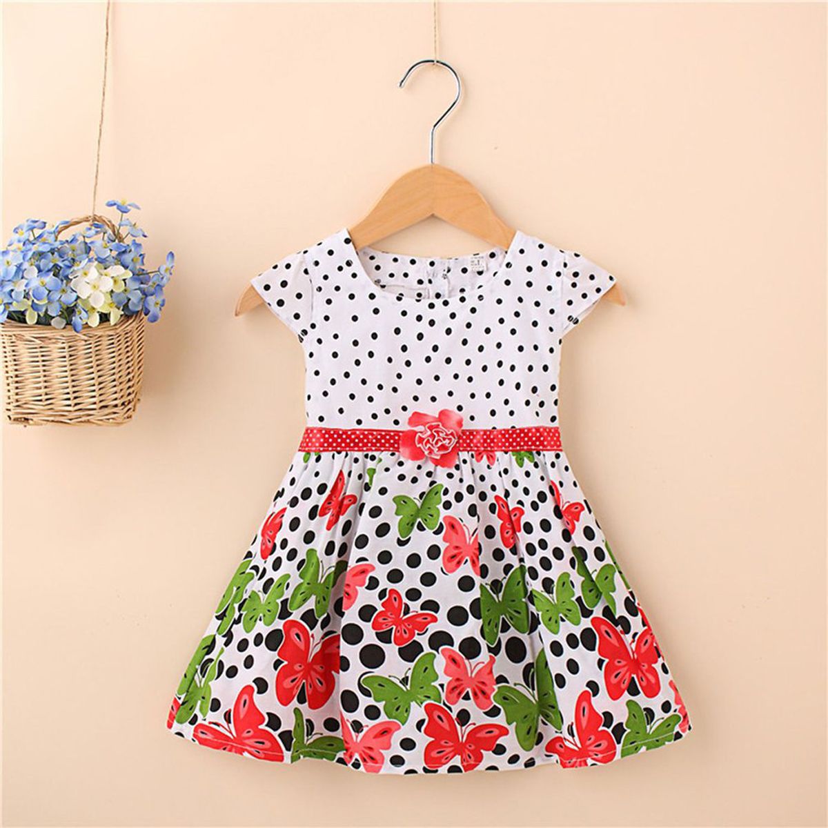 Kids Girls Skirt Tank Dress Sleeveless Floral Pcess Dress Tutu Sundress