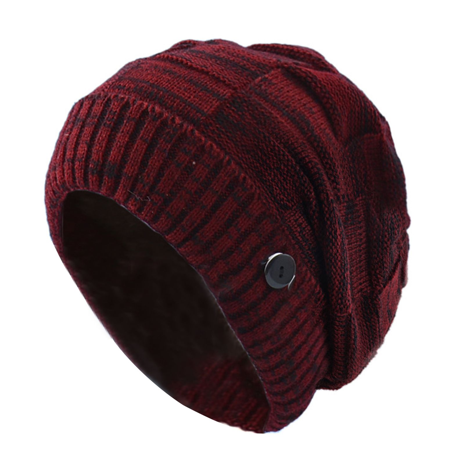 Uni Hat Crimping Coldproof Brimless Cap
