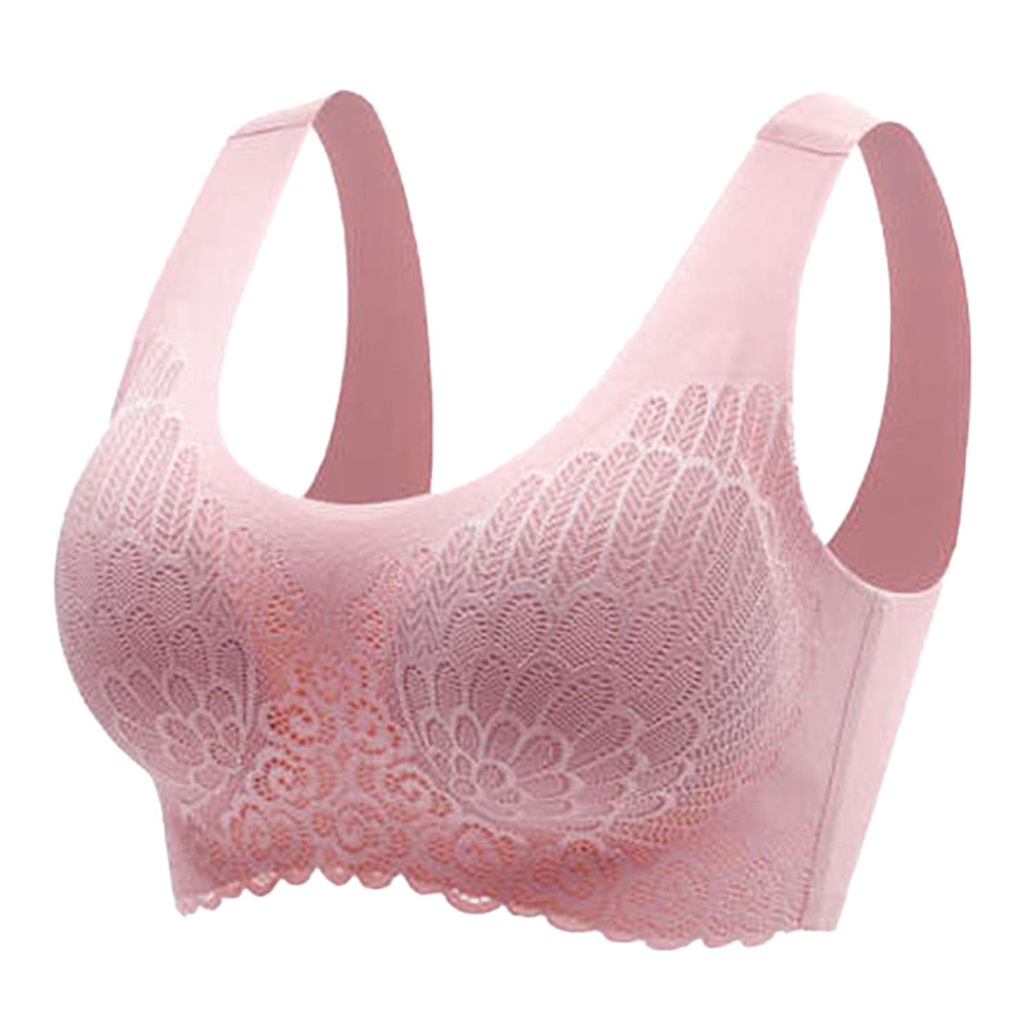 Ladies Bra Floral Le Women No Underwire Bra