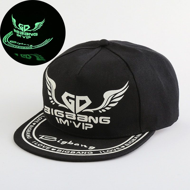 New luminous hat men and women genius fluorescent hat  baseball cap