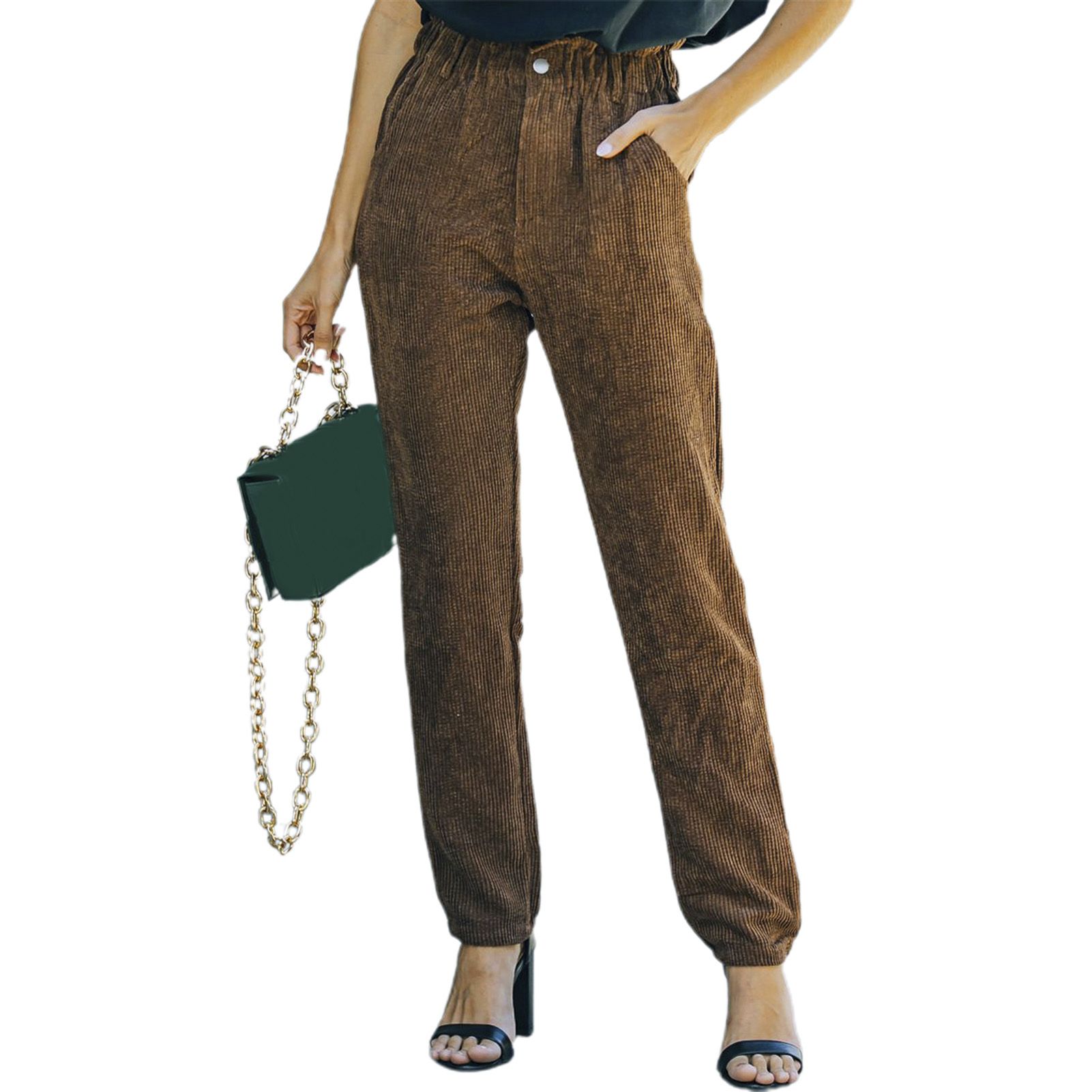 Women Trousers Lint Free Women Casual Loose Baggy Trousers