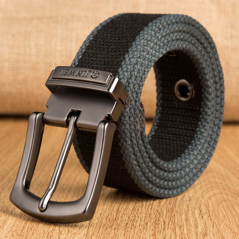 New Belts for Men Designer Mens Belts 3.8cm Width Canvas Belt for Women Men Students Korean Style Casual Belt with Pin Buckle