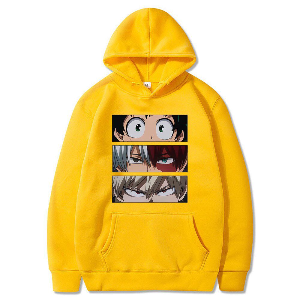 Japan Anime My Hero Academia Men Women's Oversized Hoodie Autumn Casual Pullover Hoodies Fashion Sweatshirts  Hop Streetwear