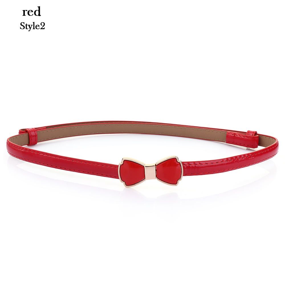 Fashion Women PU Leather Waist Belt Ladies Adjustable Metal Buckle Waist Strap Girls Dress Belts Corset Strap Jeans Waistband