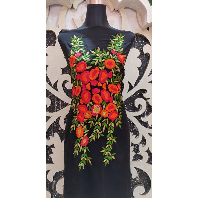 Weightless Georgette Embroidery unstitched kamiz for Women