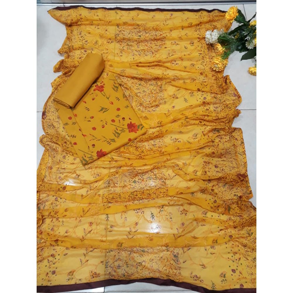 Dorji Bari Pure Cotton 3 Piece