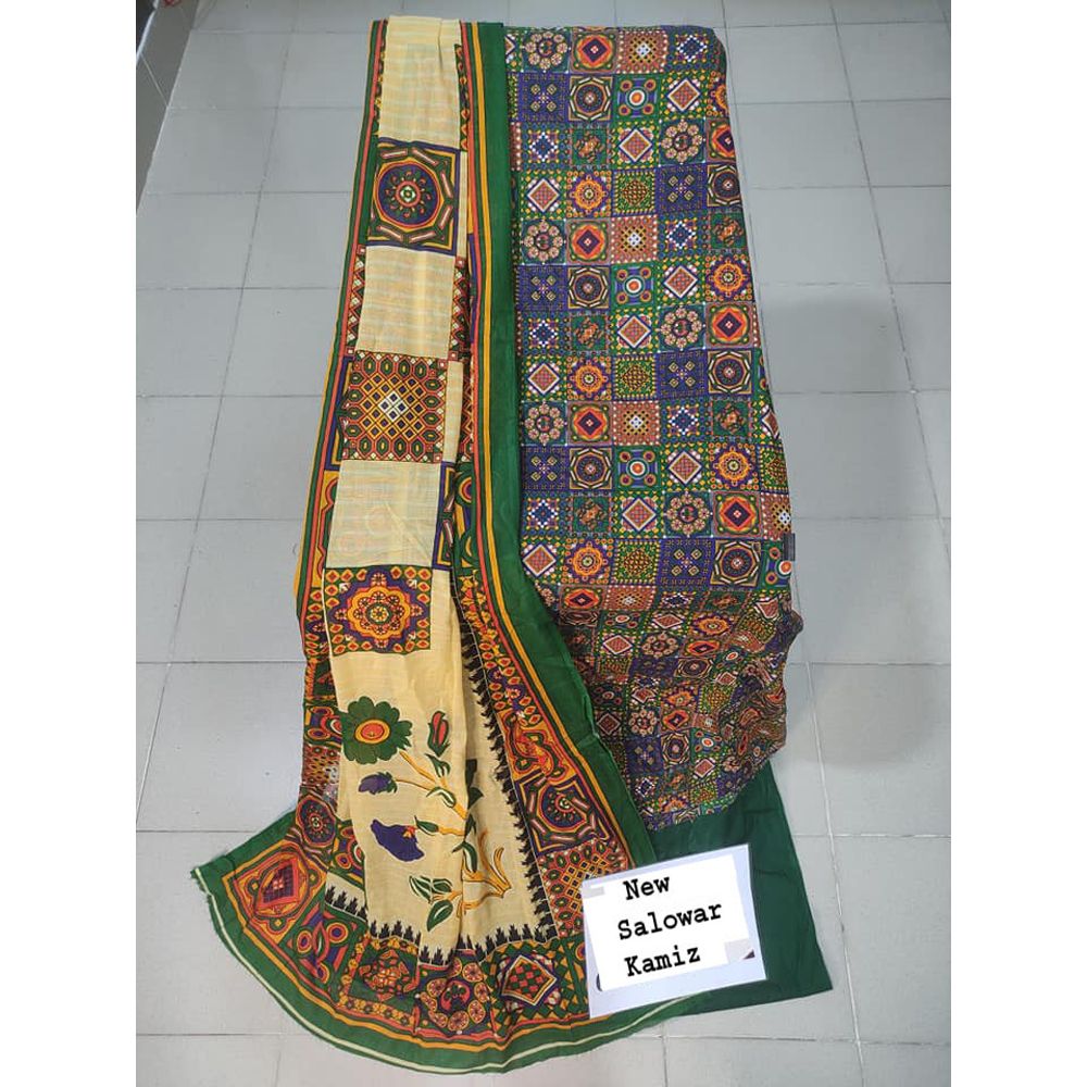 New Collection of Cotton & embroidery Salware Kameez For Woman's