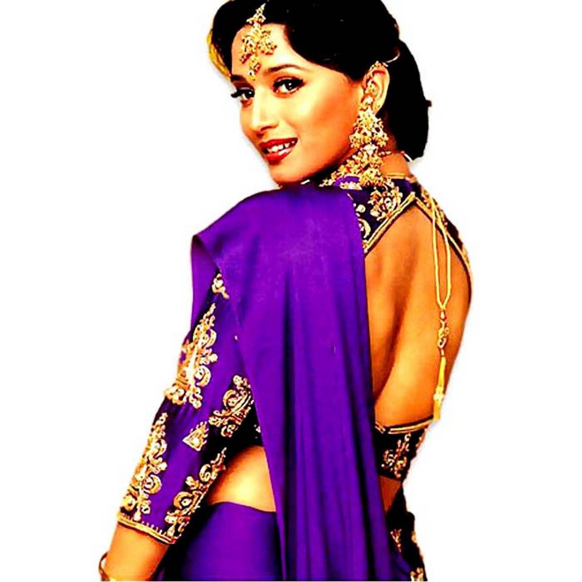 Japani Silk Saree for Women- Violet