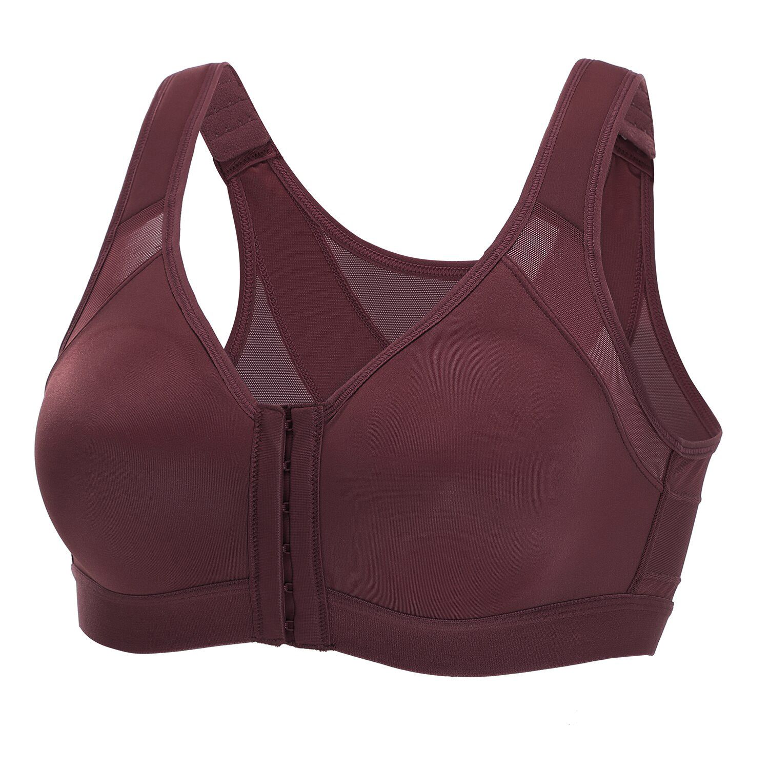 New Front Closure Bra Back Support Posture Bras For Women Plus Size Underwear Black White Beige 34-40 B C D DD