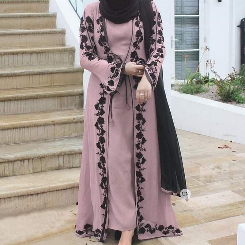 New Exclusive Stylish Designed Party Burka With Handmade Embroidery