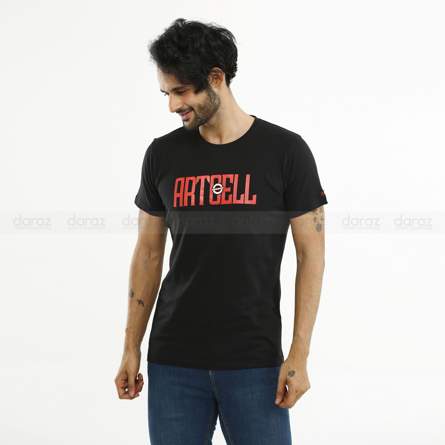 Black T-Shirt For Men's