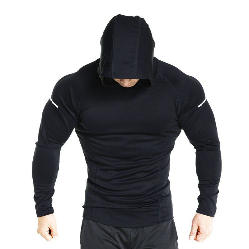 Mens zipper Hoodies Fashion Casual male gyms fitness Bodybuilding cotton Sweatshirt sportswear Brand top coat