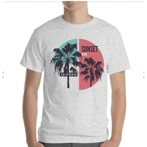 Men's T-Shirts - Short Sleeve Cotton Soft Fitted S - XL