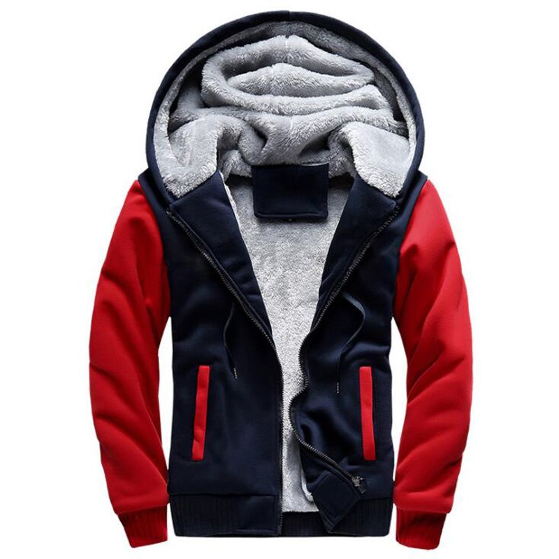 Mans Hoodies Men Cool Fashion Coat Printed Thicken Sweatshirt Mans Jacket Hoody
