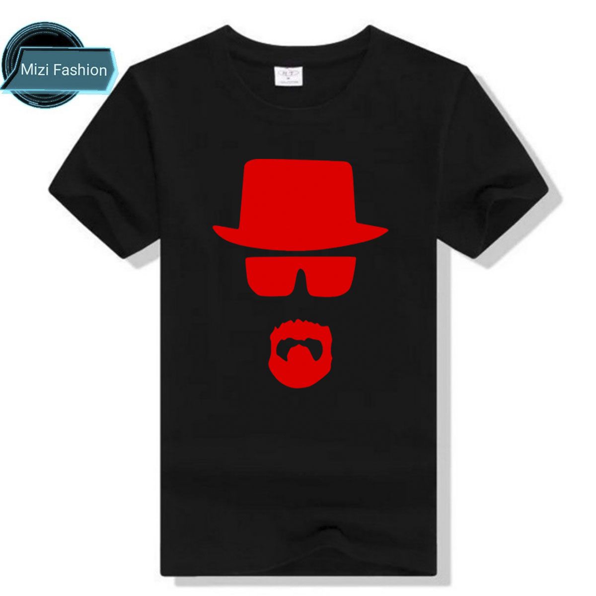 Black Colour Daraz E Dizain T Shirt Export %Cotton Half Sleeve T-Shirt for Men - T Shirt For Man - T Shirt For Man