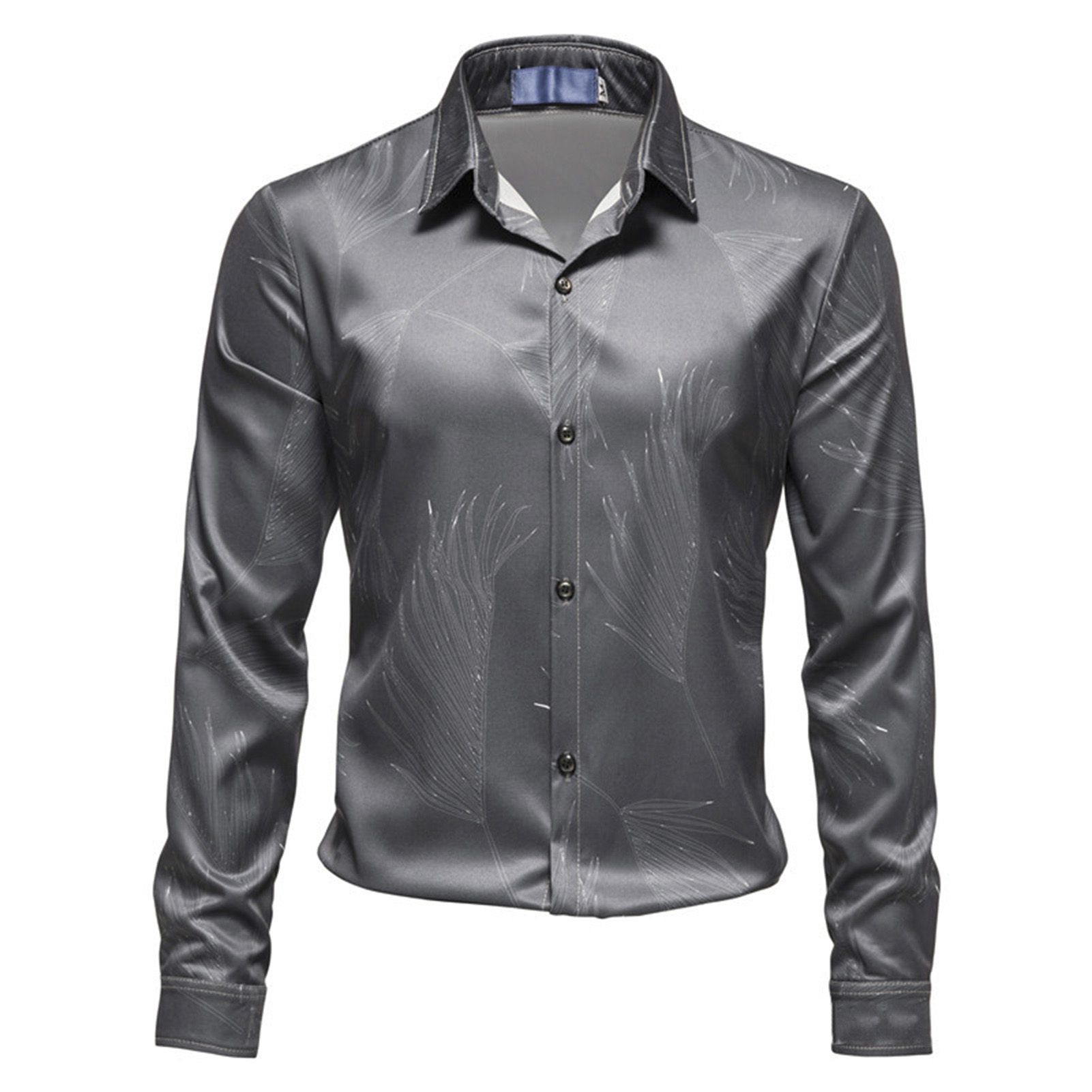 Spring Shirt Smooth Business Men Top