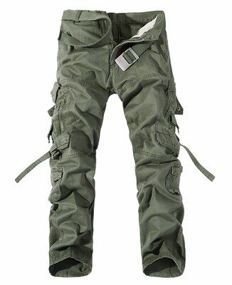 Men Cargo Pants Men Multi-Pocket Overall Male  Cotton Trousers  Casual Joggers Pants Size 42 Drop Shipping