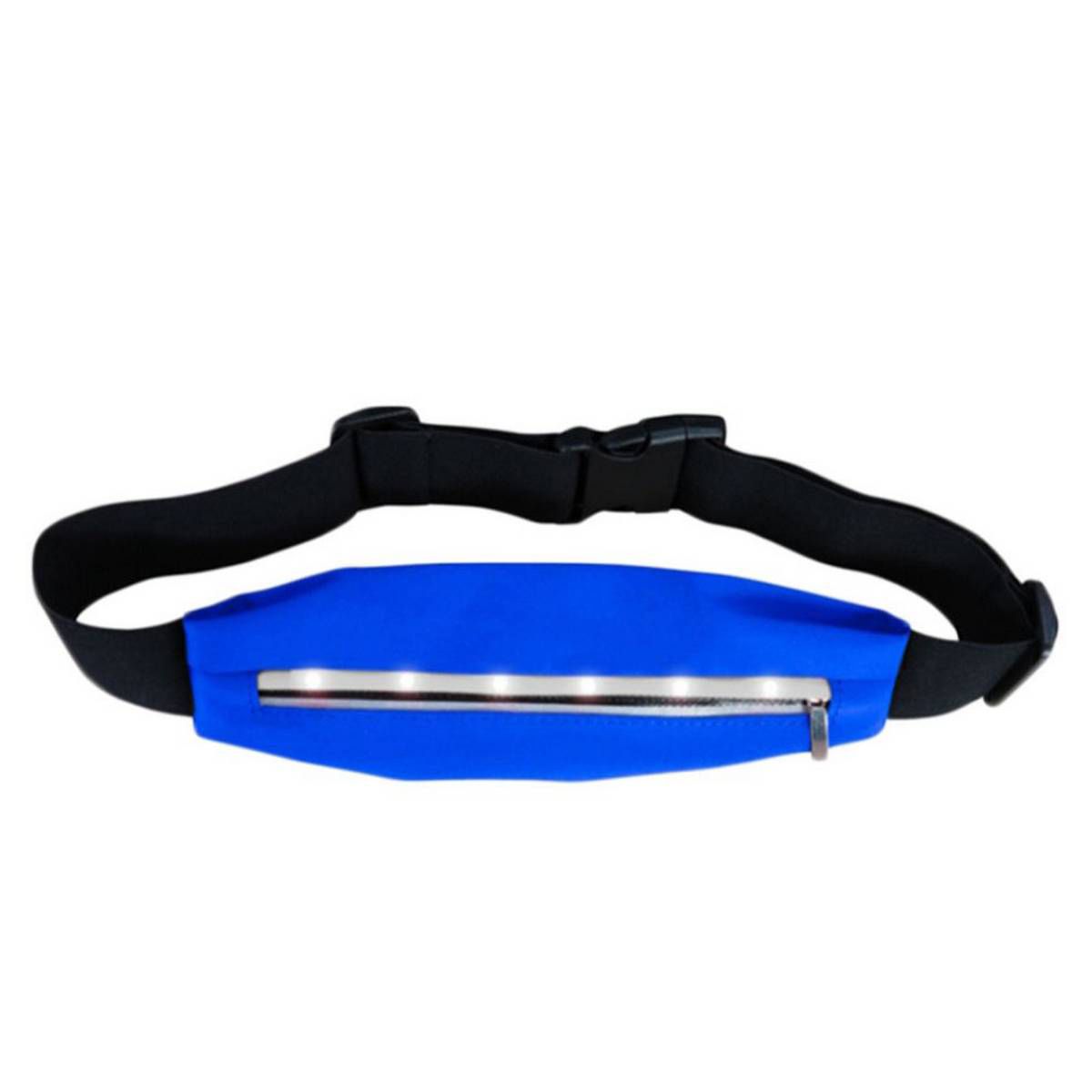 HA Sports Waist Pack Pocket Belt with LED Lights Adjustable Safety Waist Bag
