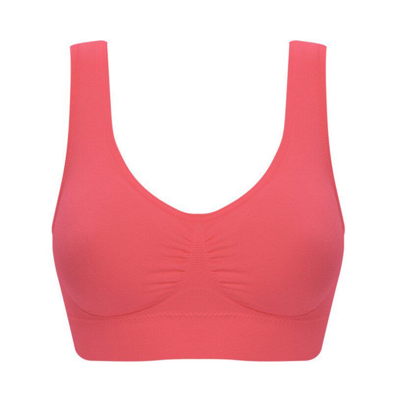 Plus Size Bras For Women Seamless Underwear Bh With Pads  sports Bralette Push Up Brassier Vest Wireless lingerie bh