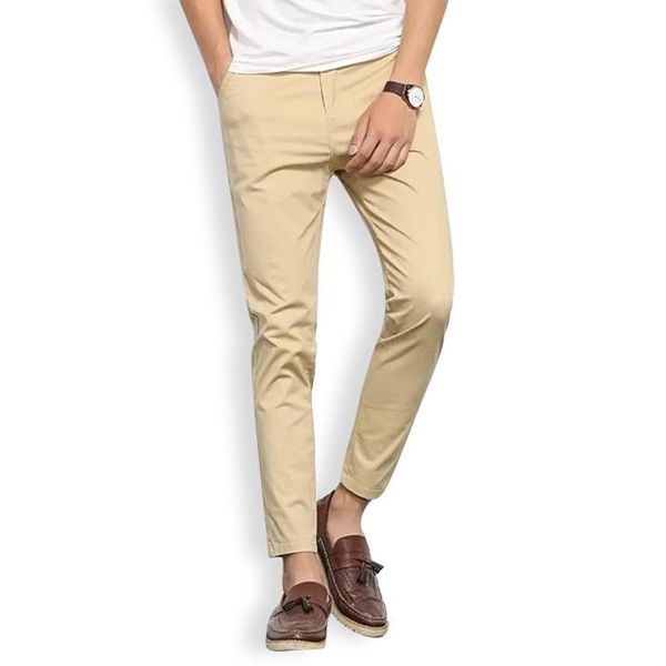 Men’s Cotton Slim Fit Stretchable Casual Chinos