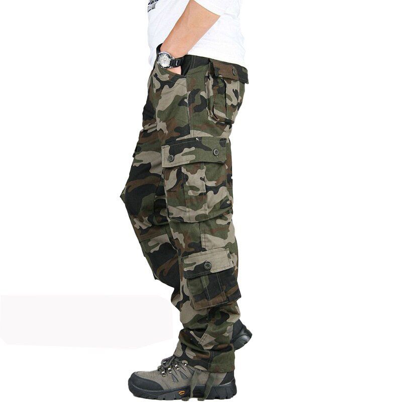 Cargo Pants For Men‘s Tactical   CTrousers Outdoors Jogger Desert Working Length Overalls Large Size