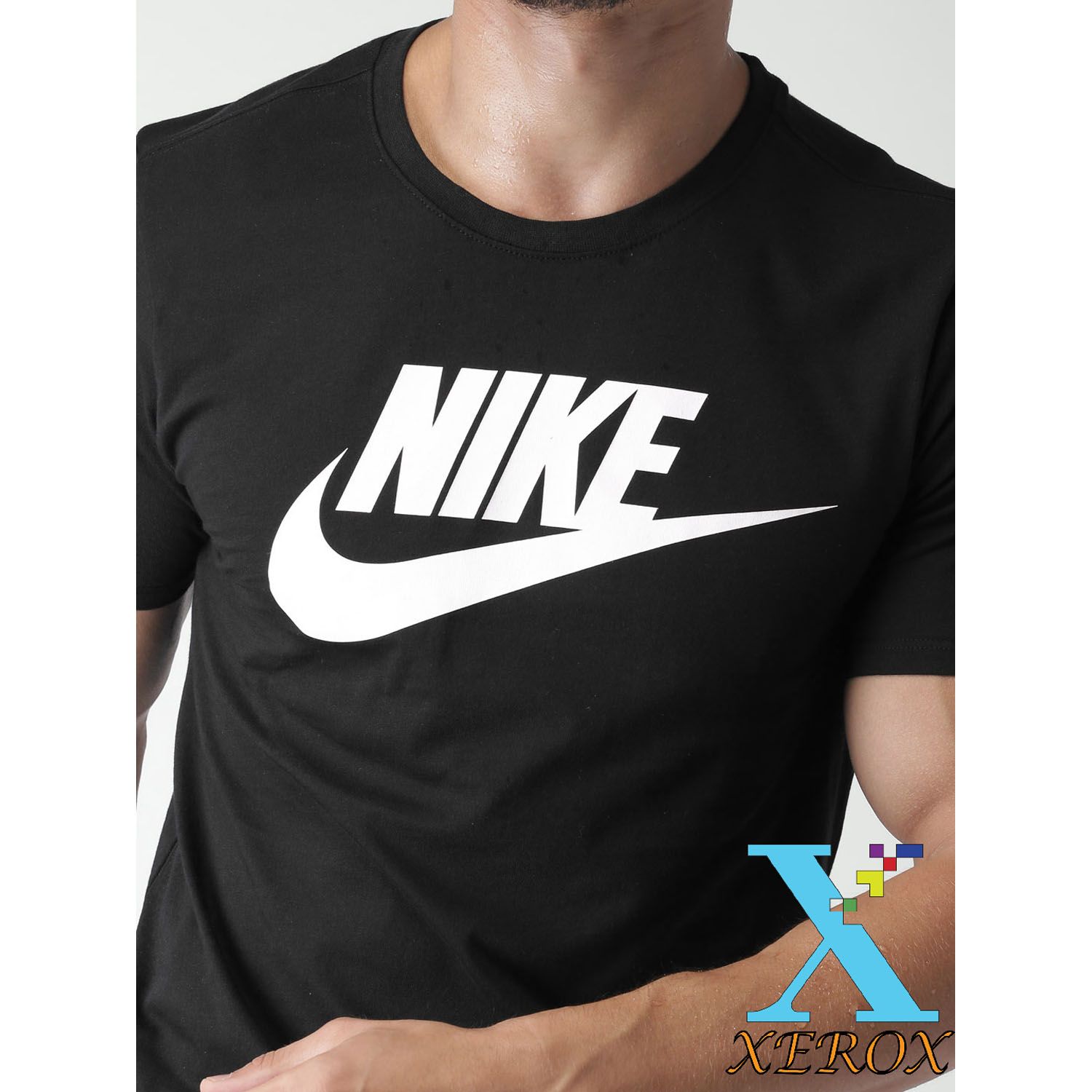 Black Comfortable Cotton Half Sleeve TShirt For Mans