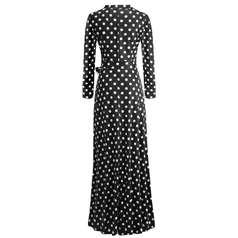 Female Dress, Floral Print Round Neck Short Sleeve/ Long Sleeve Dress One-Piece for Women