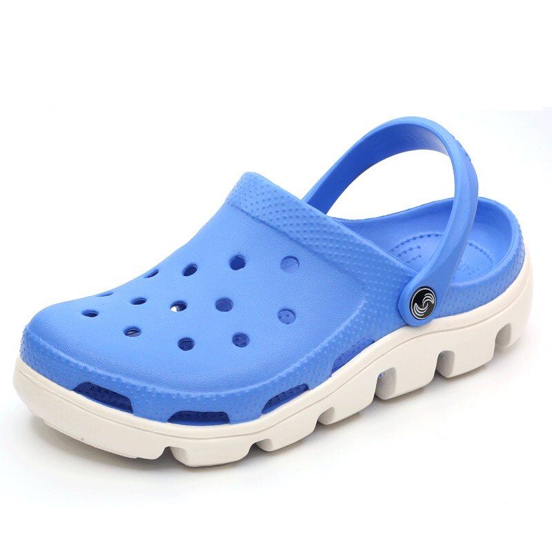 Men Shoes Casual Slip-on Clogs 2022 New Summer Hollow-out Water Sandals Breathable&light Slippers Flip-flops Big Size 38-46