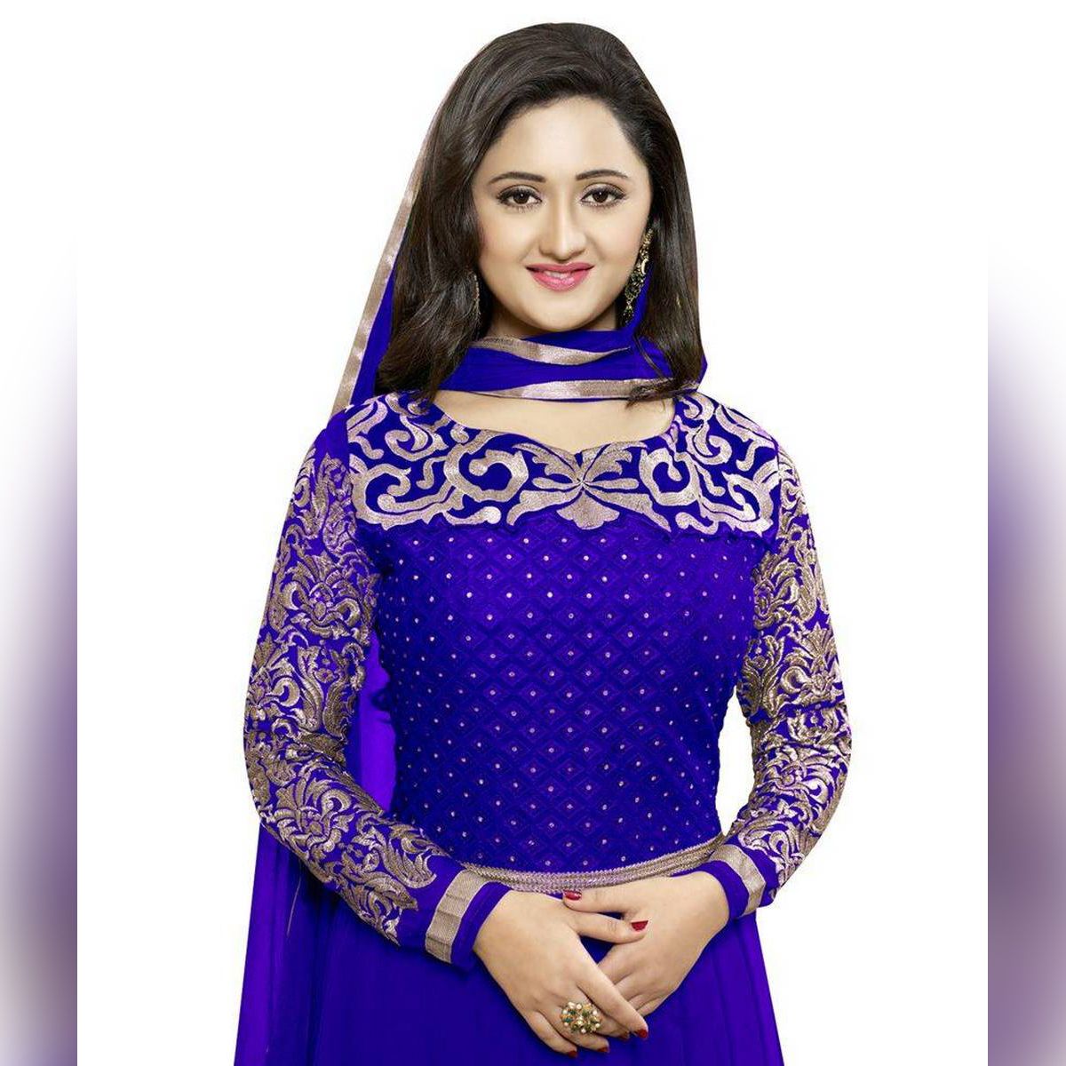 Unstitched Block Printed Cotton Salwar Kamiz - 3 Pice Dress - 3 Pice Dress