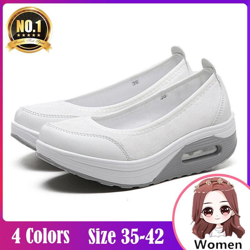 Mesh Korean Sneakers For Women Platform Wedges Shoes For Women Korean Rubber Shoes For Women Sports Running Shoes For Women Black Slip On Shoes For Women Loafers shoes for women Casual Shoes For Women Boat Shoes For Women