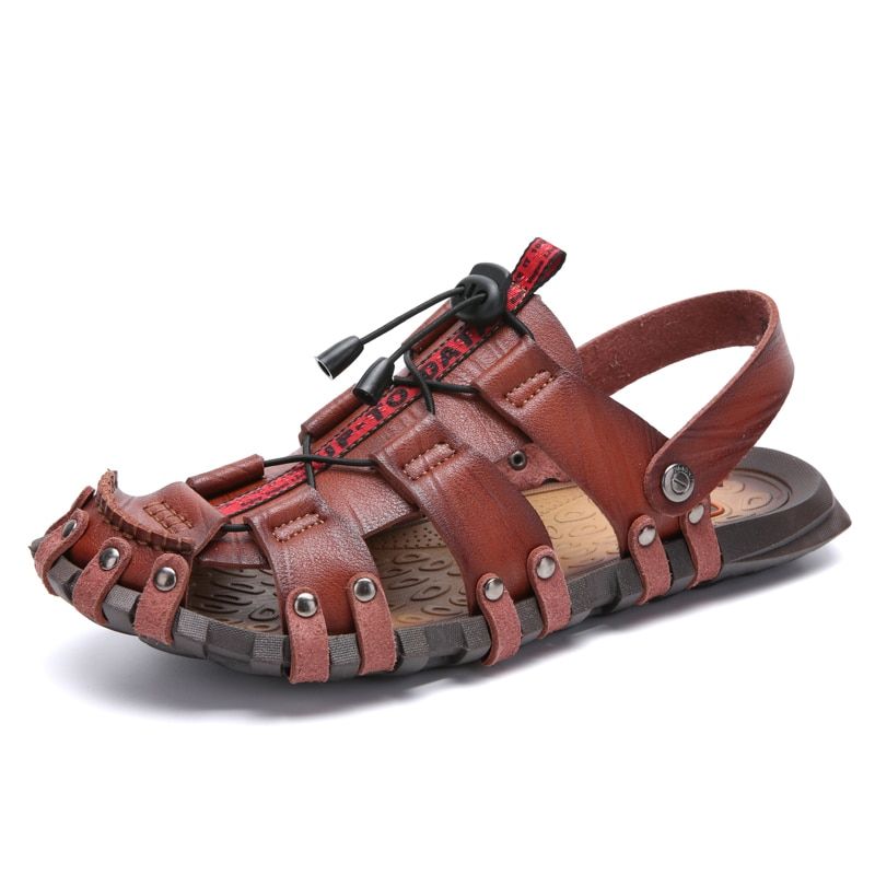 Summer Men's Sandals Breathable Beach Outdoor Shoes Summer Roman Luxury Men Sandals Slippers Men's Sandals Slippers Soft Bottom